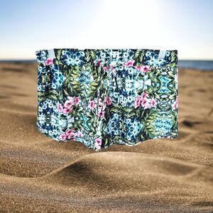 FOREVER21 New Bright Multi- color Floral draw String Shorts